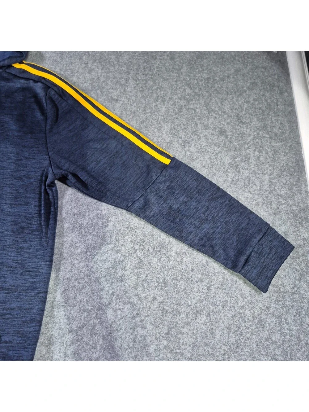 Adidas Youth Blue &  Yellow Sz XL (18/20) Hoodiie Pullover Logo